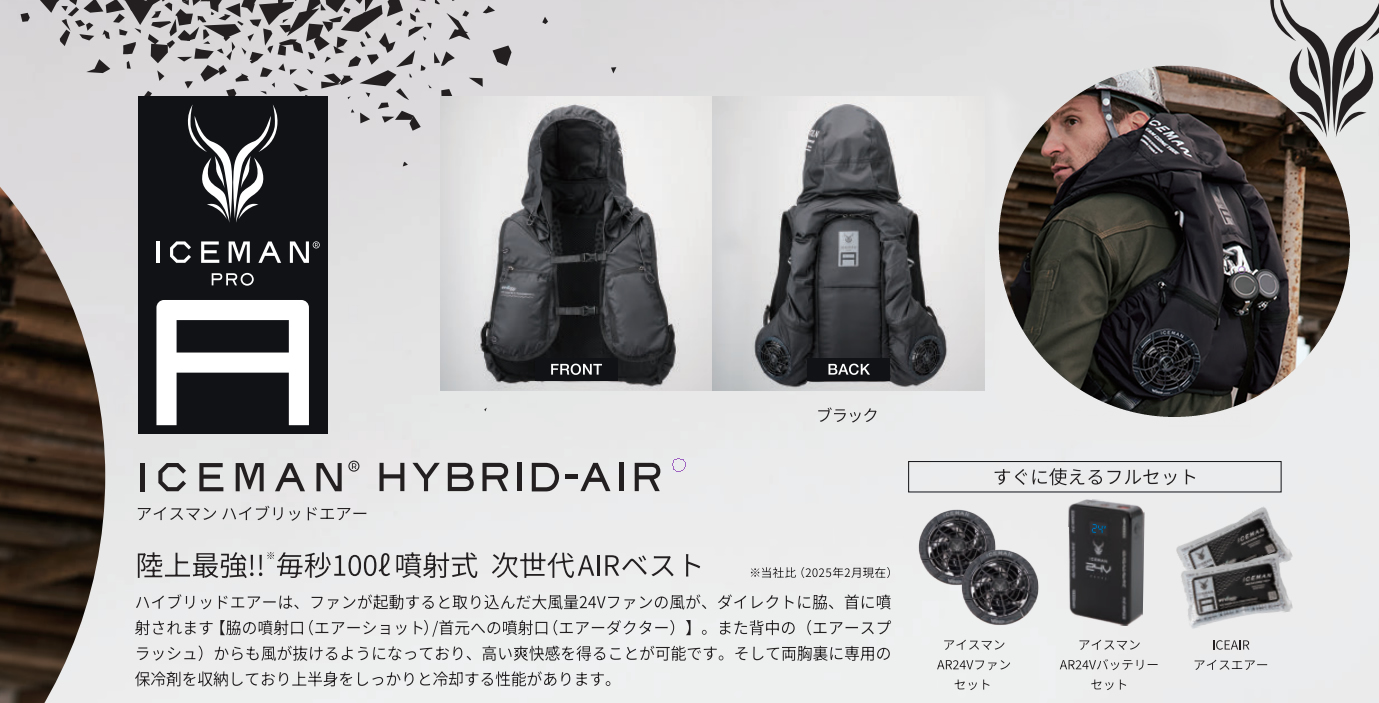 ICEMAN®アイスマンHYBRID-AIR